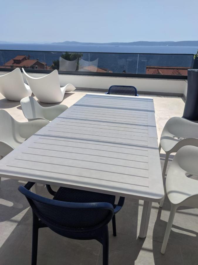 Luxury Apartment- Balcony- Private Rooftop And Jacuzzi- Common Pool Trogir Exterior foto
