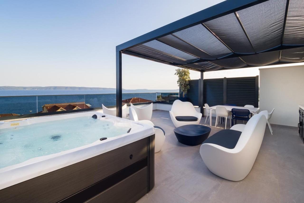 Luxury Apartment- Balcony- Private Rooftop And Jacuzzi- Common Pool Trogir Exterior foto