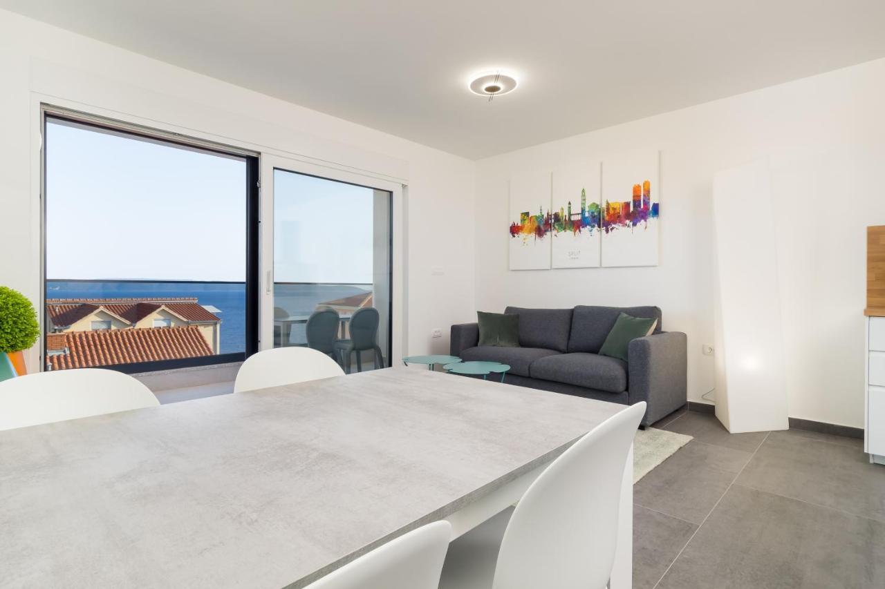 Luxury Apartment- Balcony- Private Rooftop And Jacuzzi- Common Pool Trogir Exterior foto